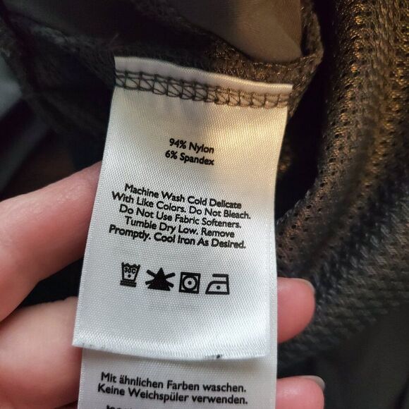 Eddie Bauer Dri-fit Capri pants Side zip pockets & Drawstring waist Size 12 - Picture 5 of 6